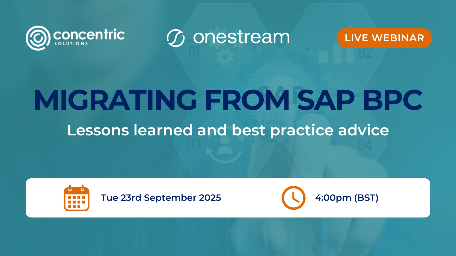 Webinar: SAP BPC Migrations - OneStream best practice